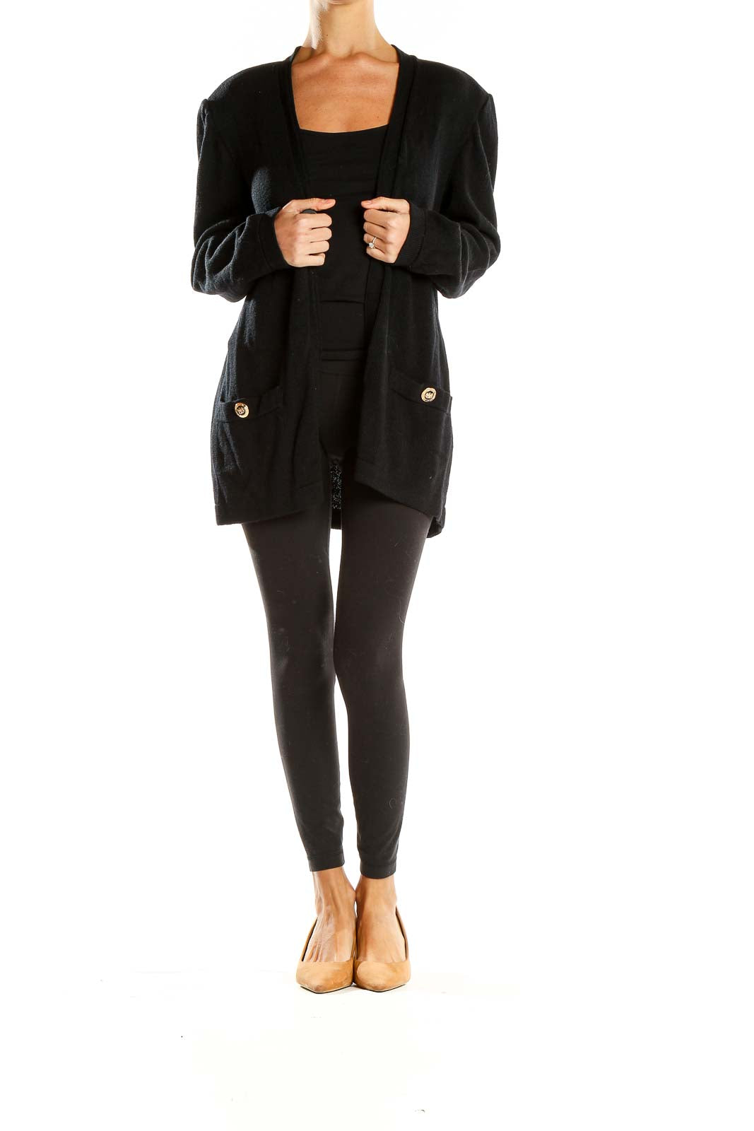 Black Designer Cardigan