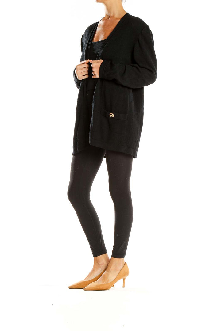 Black Designer Cardigan