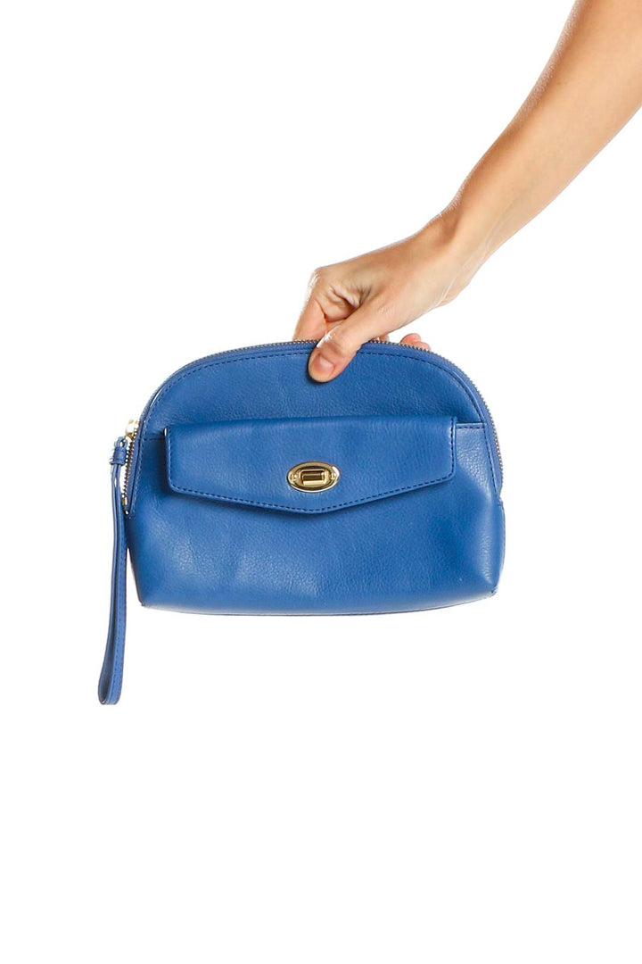 Blue Clutch Bag