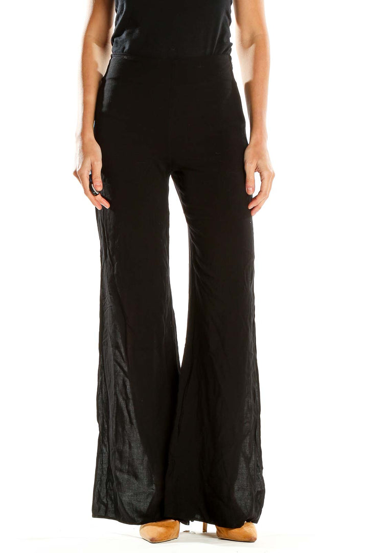 Black Classic Flare Pants