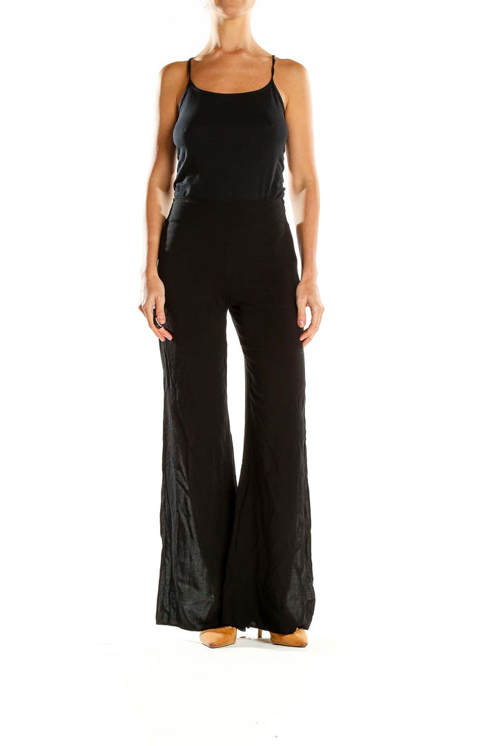 Black Classic Flare Pants