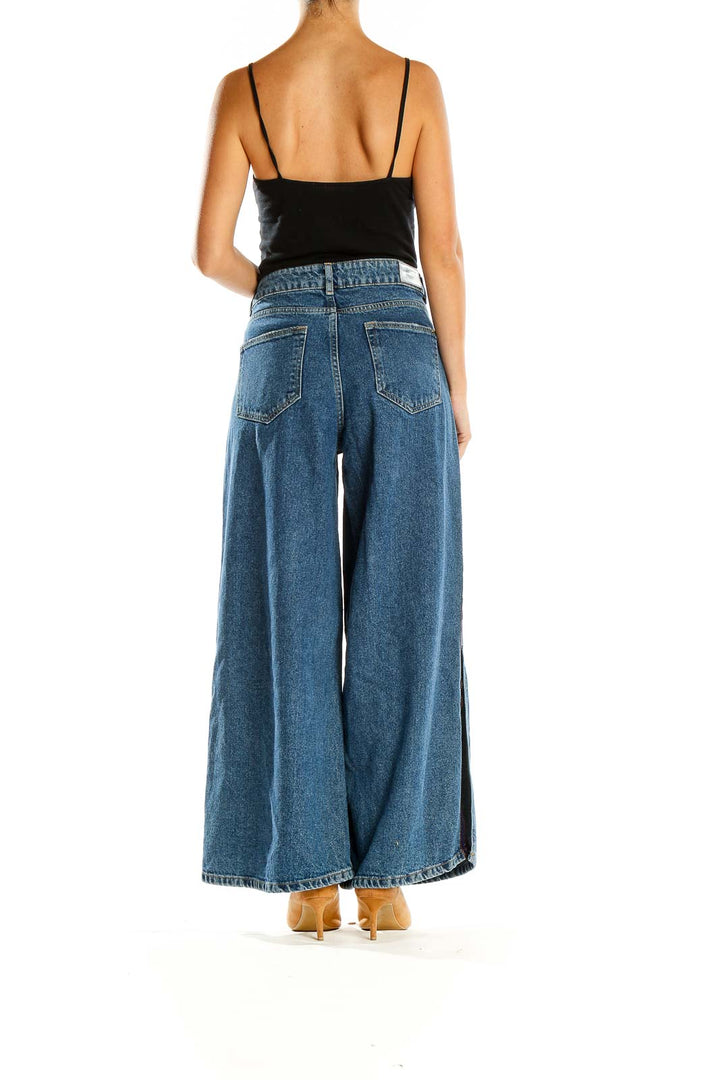 Blue Wide Leg Jeans