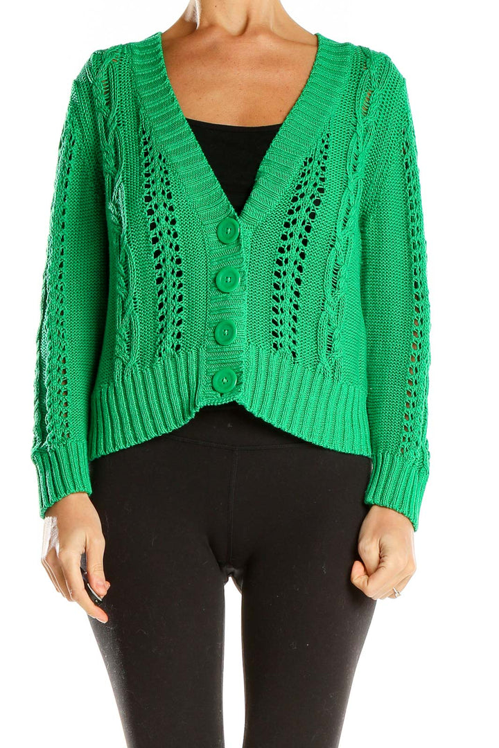 Green Cardigan