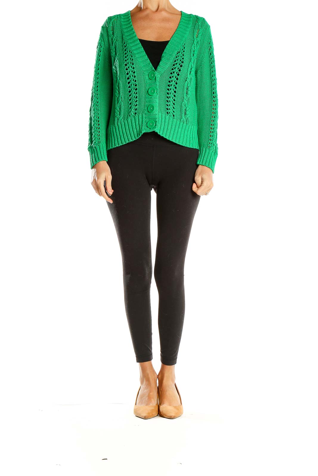 Green Cardigan