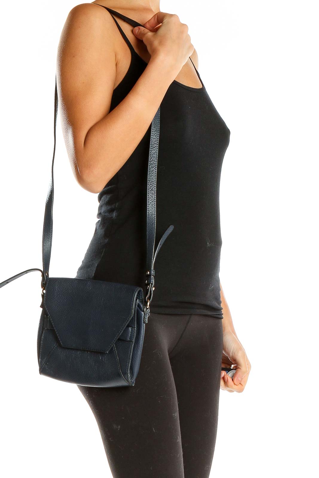 Gray Crossbody Bag