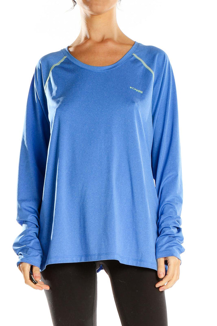 Blue Activewear Top