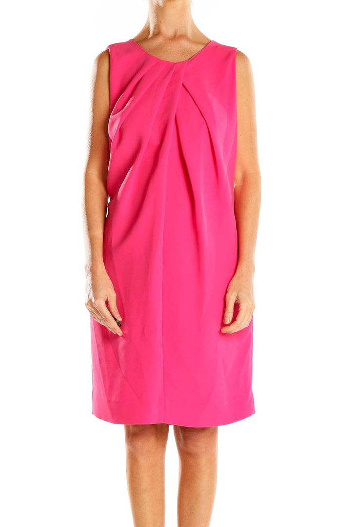 Pink Classic Shift Dress