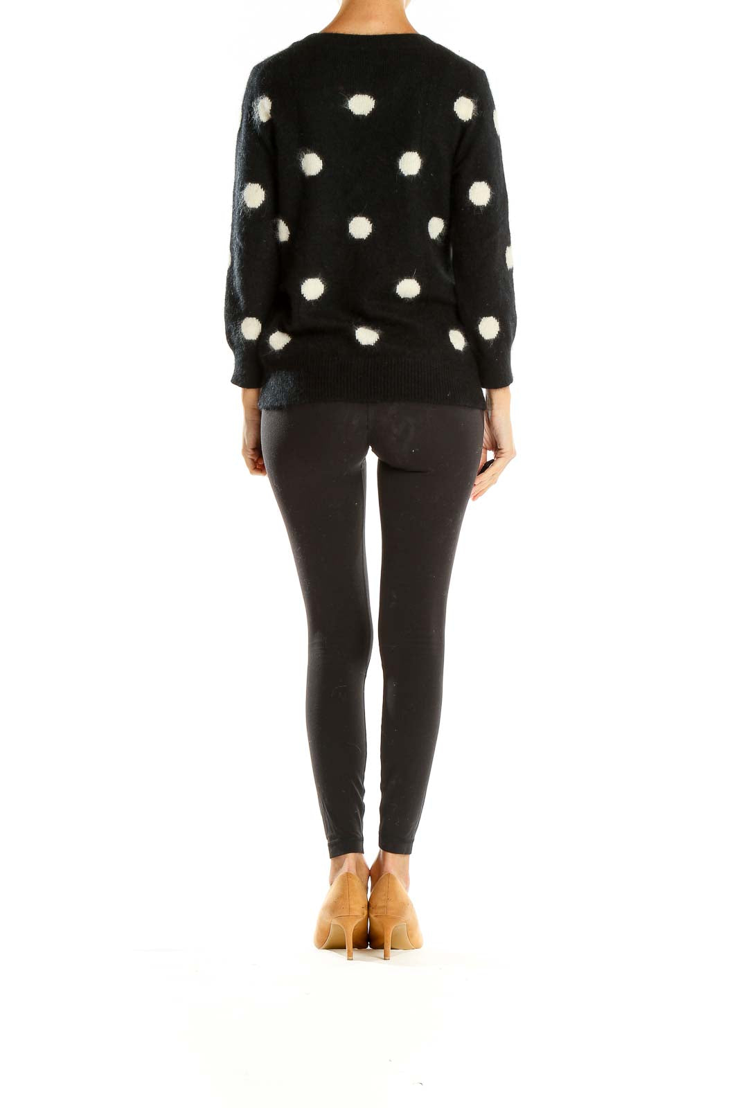 Black Polka Dot Sweater