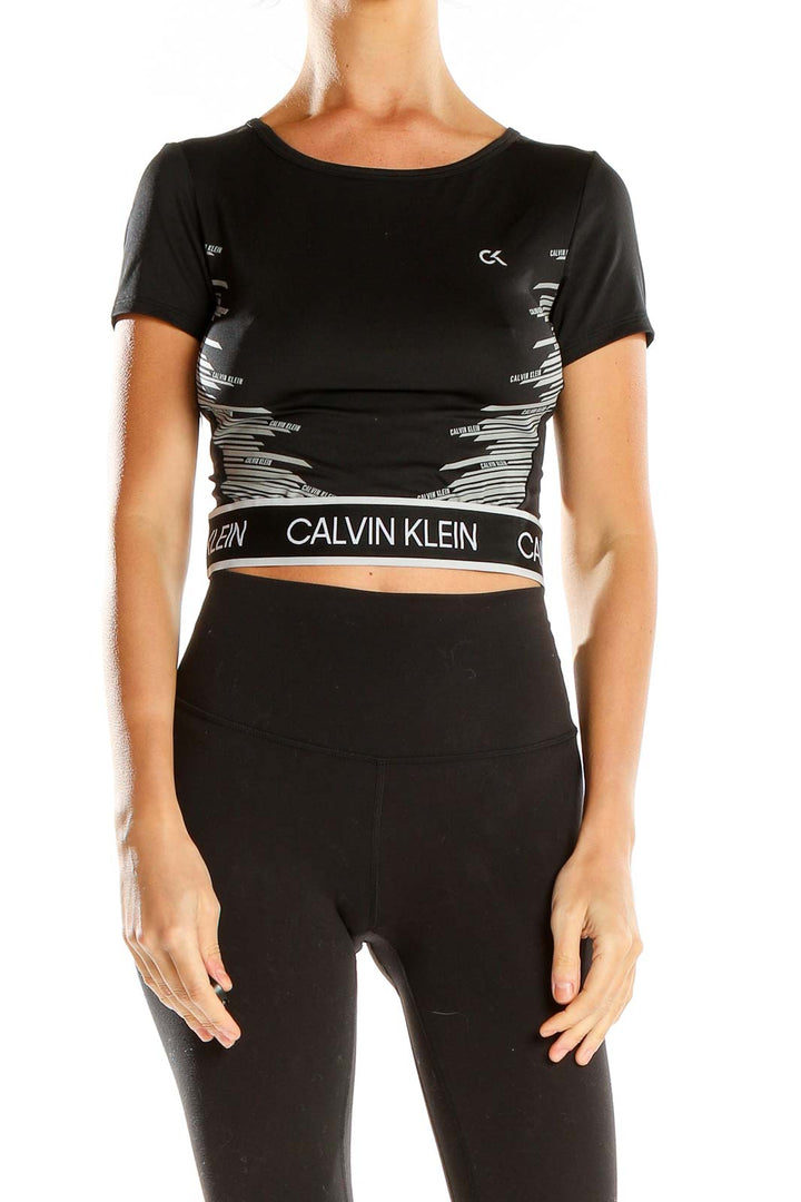 Black Activewear Top