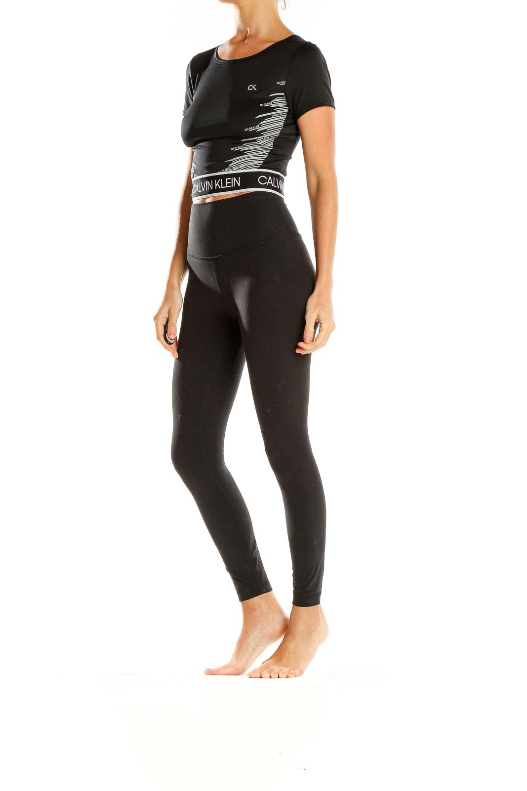 Black Activewear Top