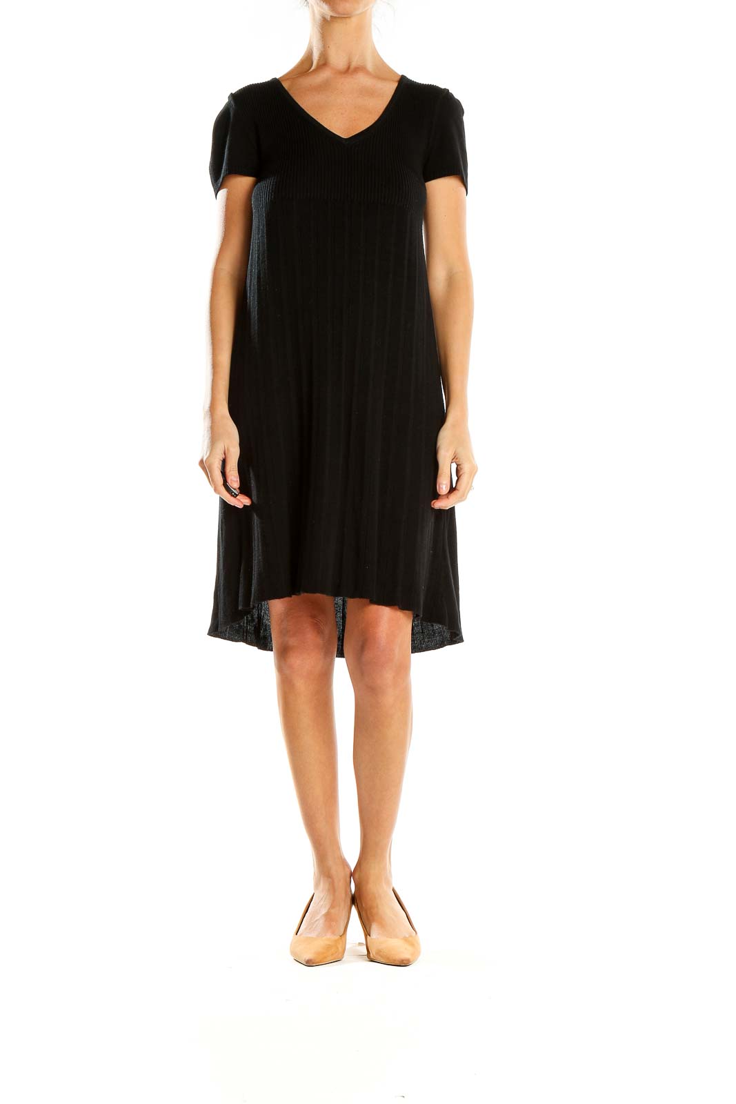 max studio black dress Max Studio Flounce Detail Maxi Dress
