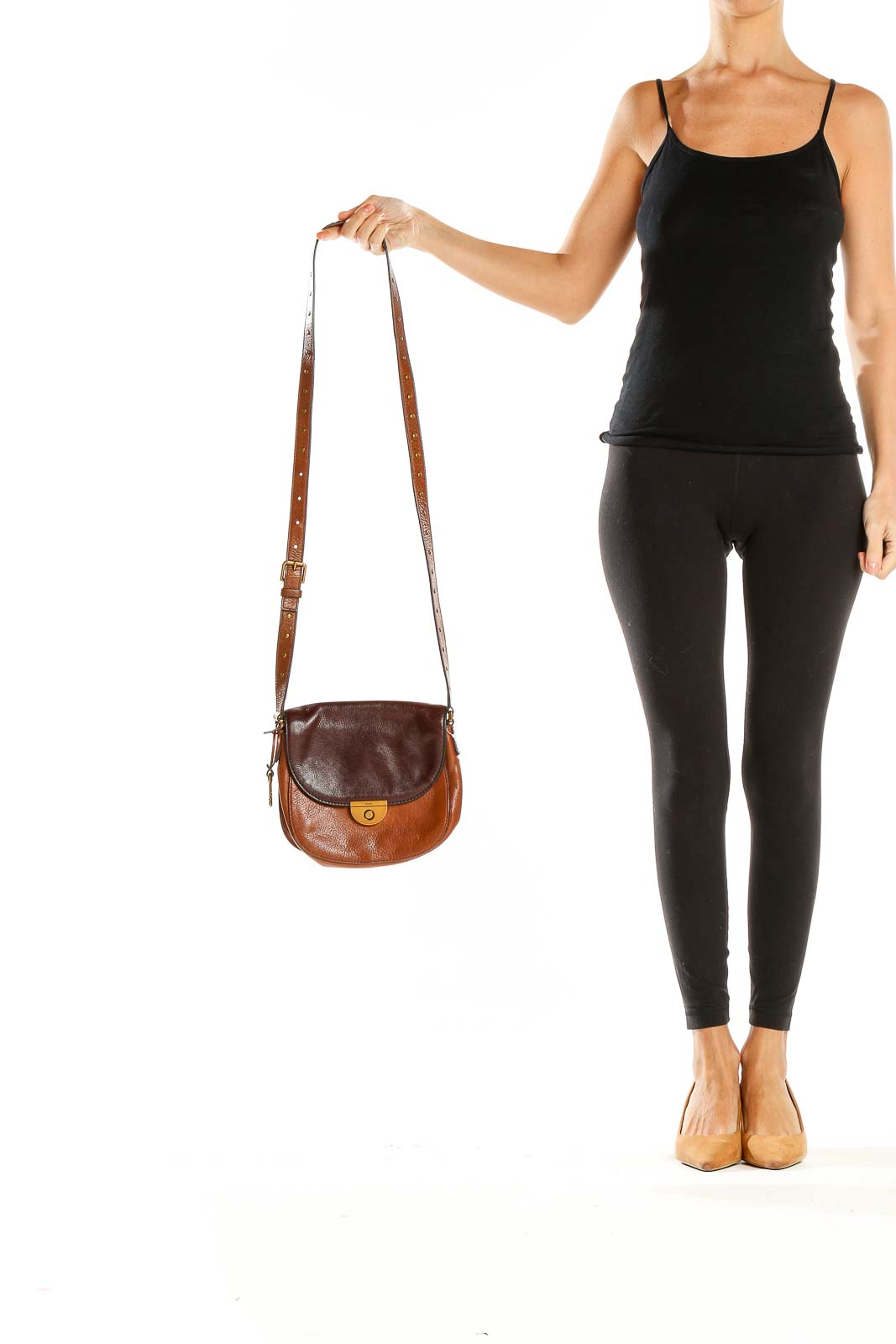 Brown Saddle Bag