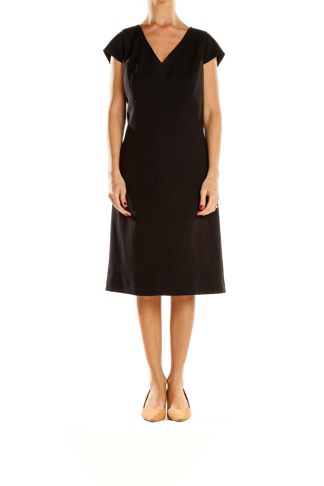 Black Classic A-Line Dress