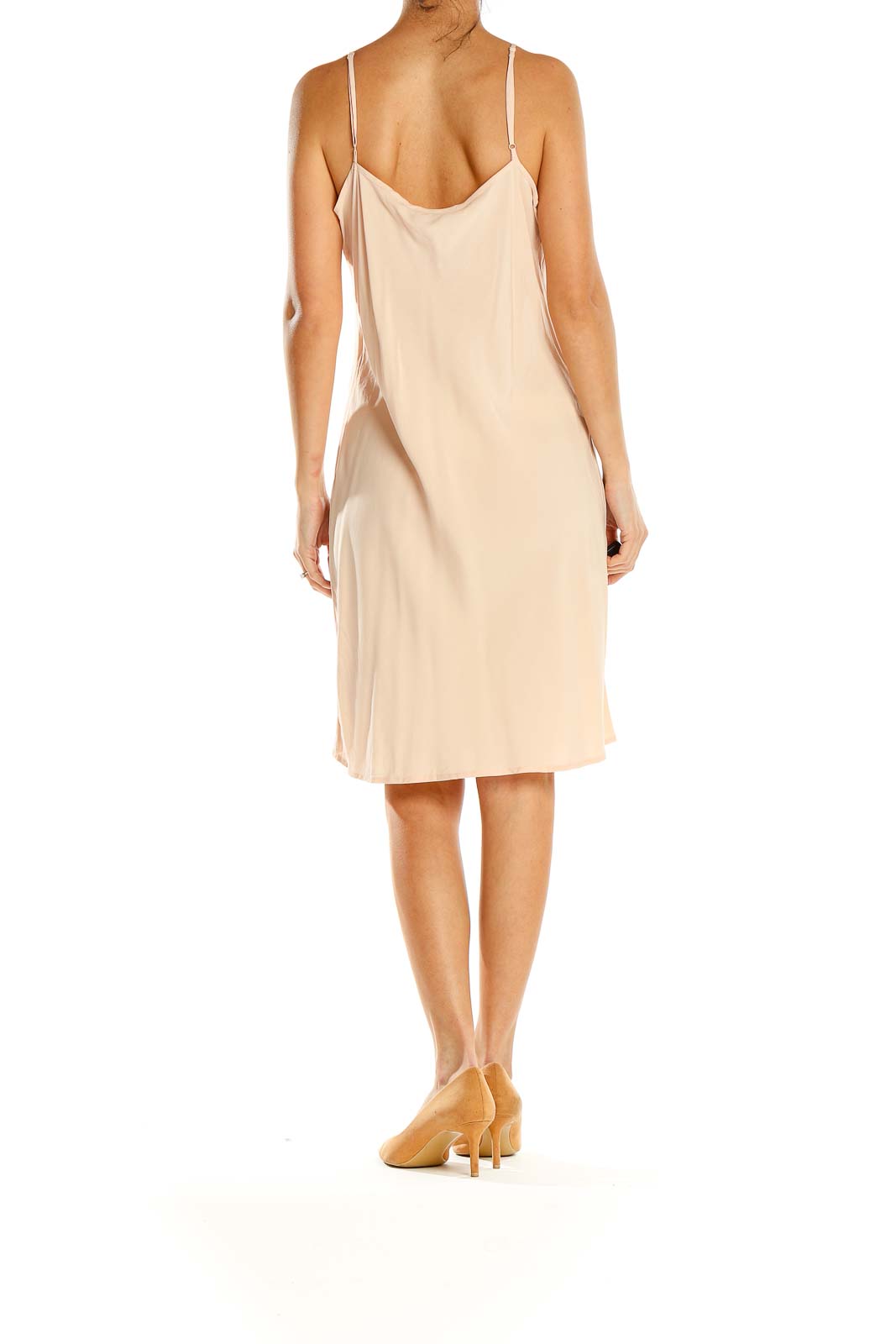 Beige Slip Dress