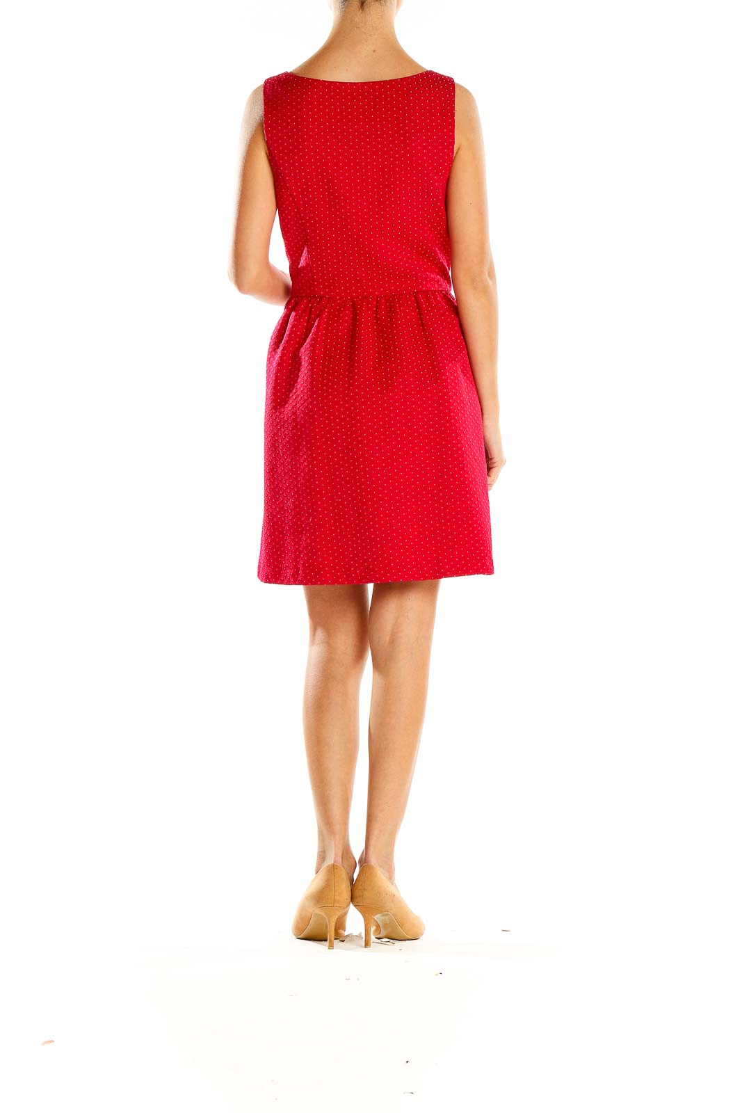 Red Polka Dot Fit & Flare Dress