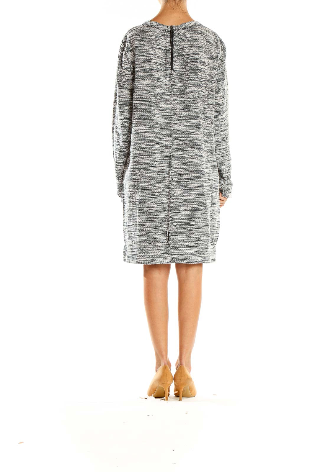 Gray Marled Knit Sweater Dress | Lou & Grey Gray Marled Knit Sweater Dress | Lou & Grey