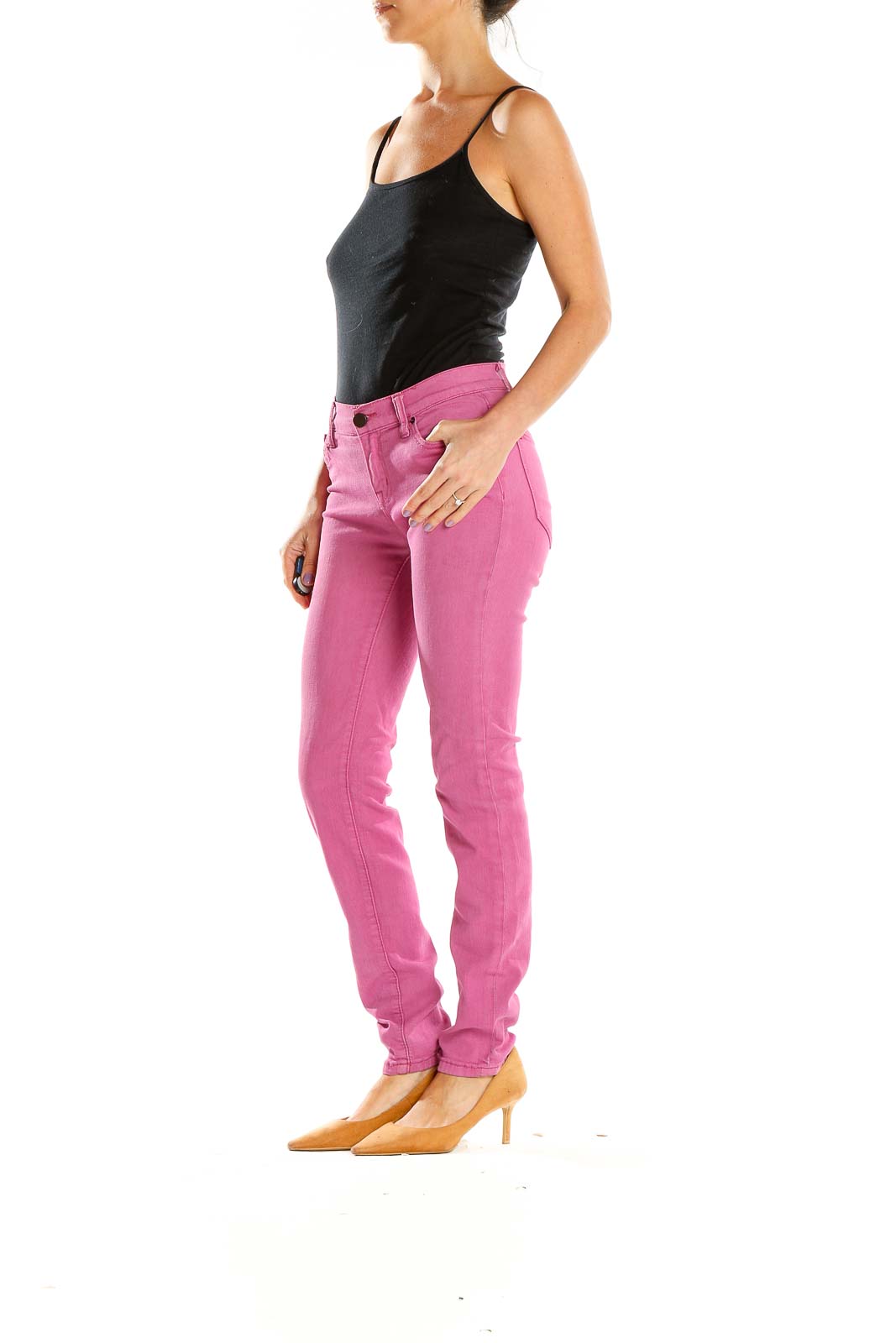 Pink Skinny Pants