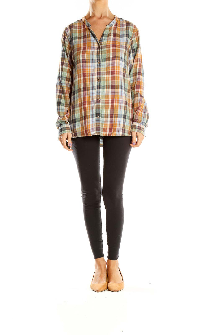 Multicolor Plaid All Day Wear Shirt