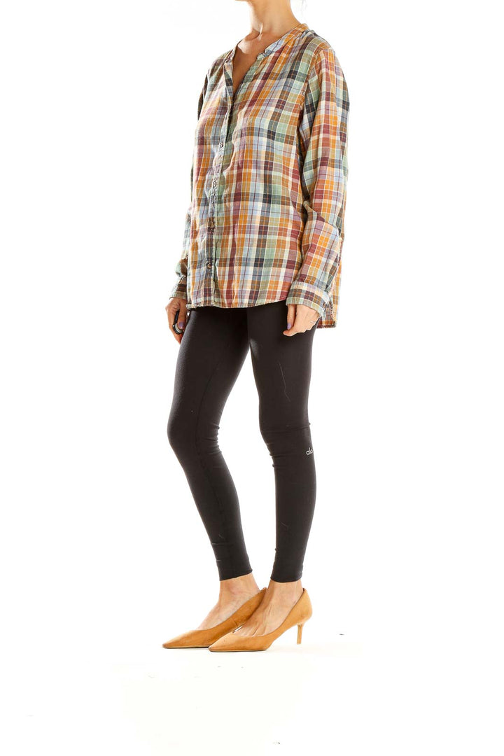 Multicolor Plaid All Day Wear Shirt