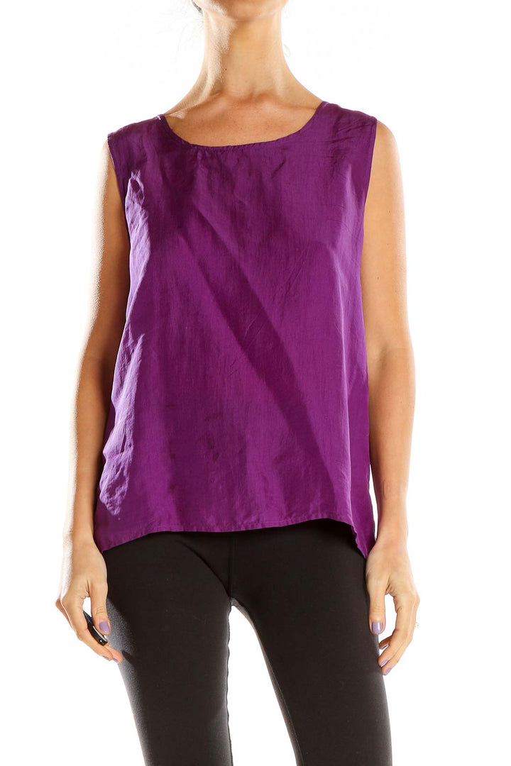 Purple Vintage Silk Top