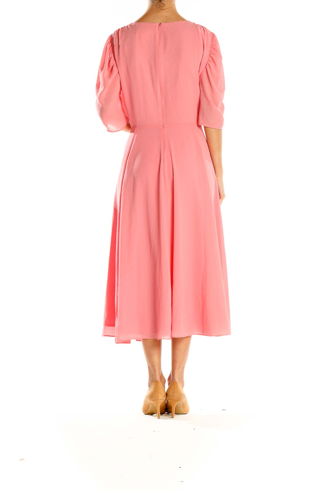 Pink Column Dress