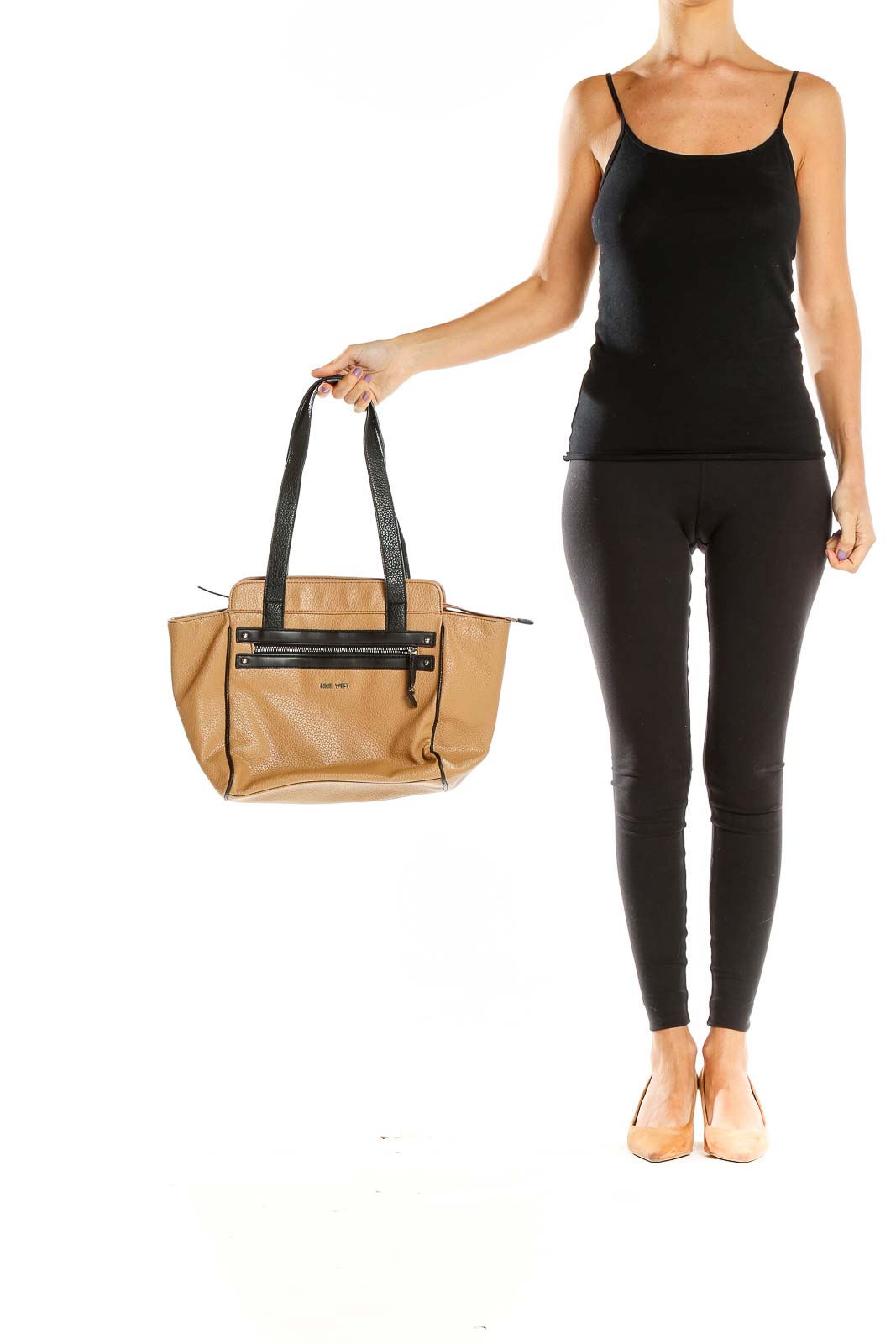 Brown Trapeze Bag