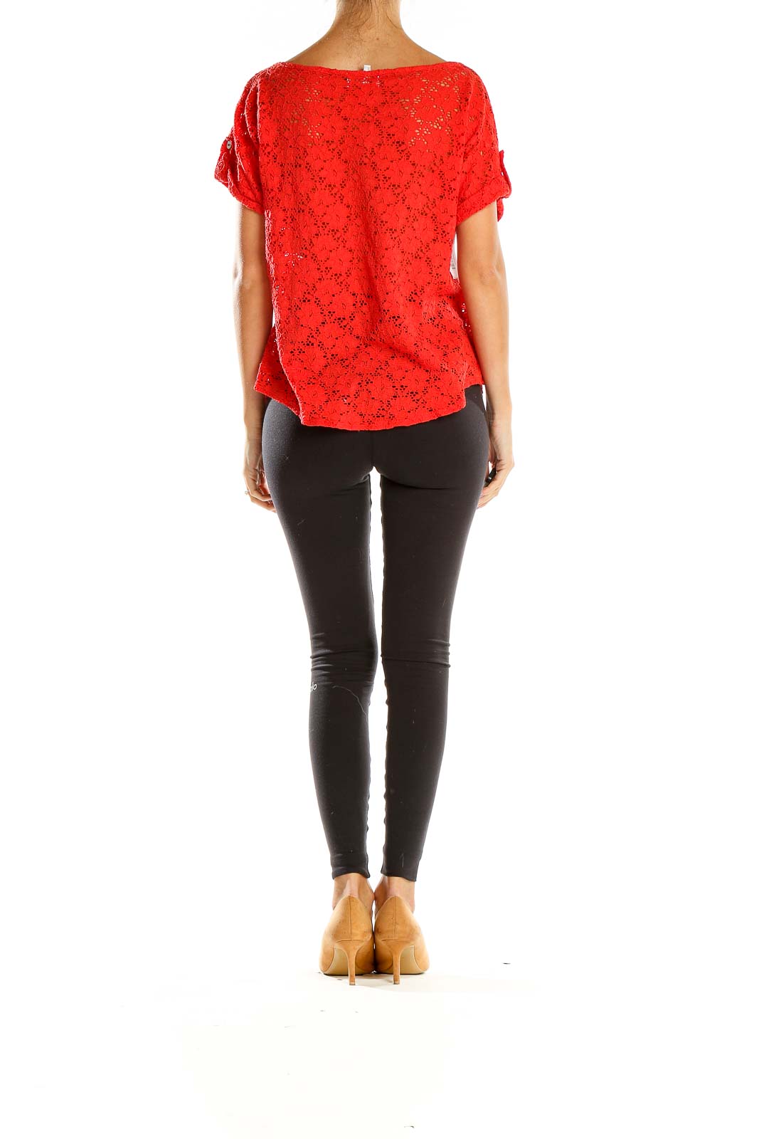 Red Lace Top