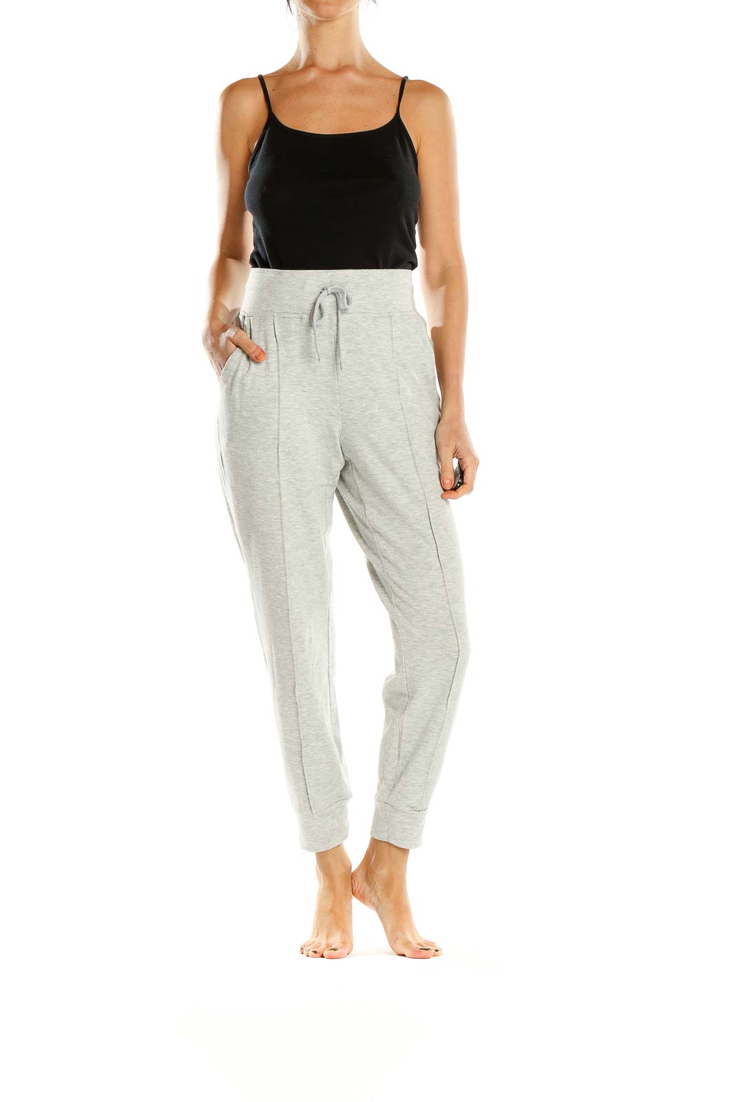 Gray Casual Sweatpants