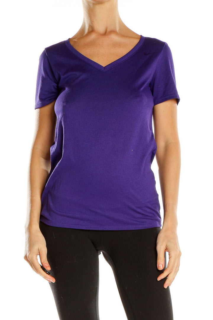 Purple Activewear Top