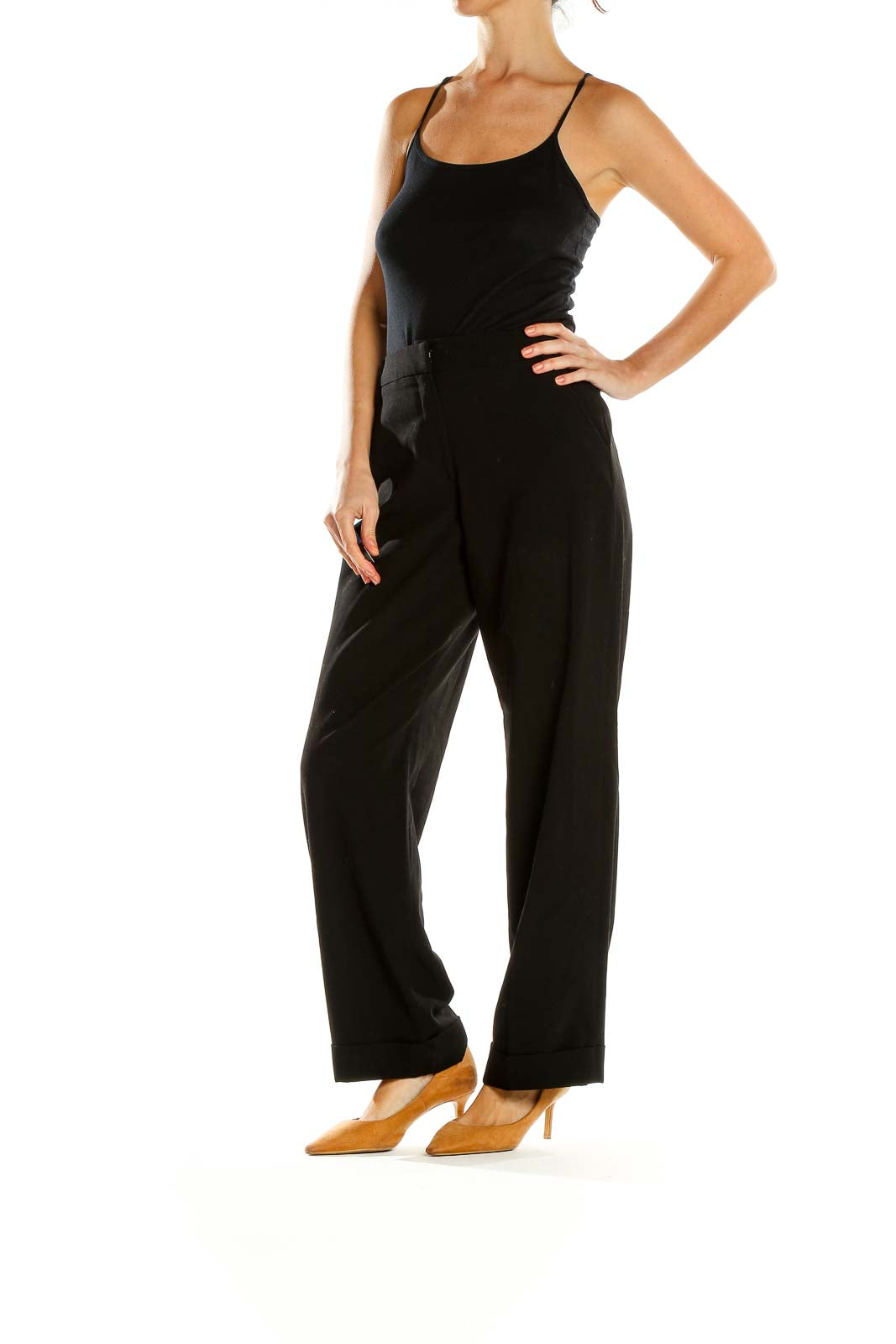 Black Classic Trousers