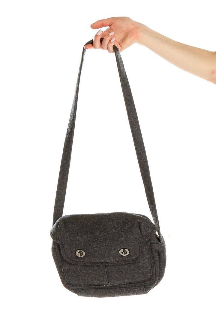 Gray Crossbody Bag