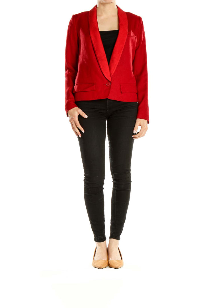 Red Designer Blazer