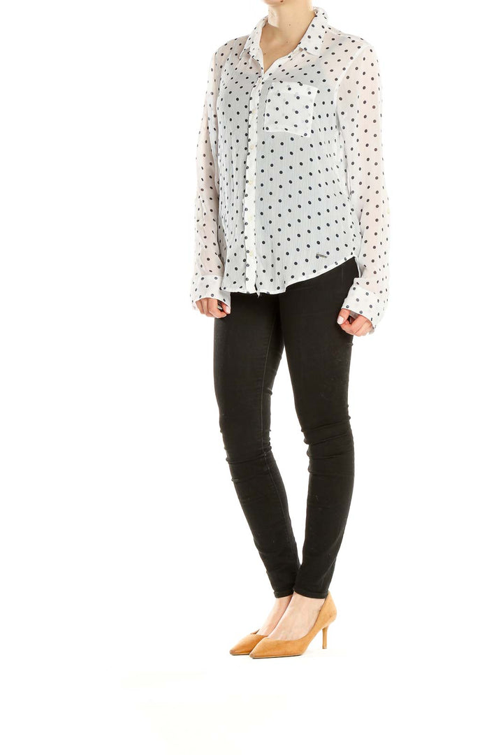 White Polka Dot Shirt