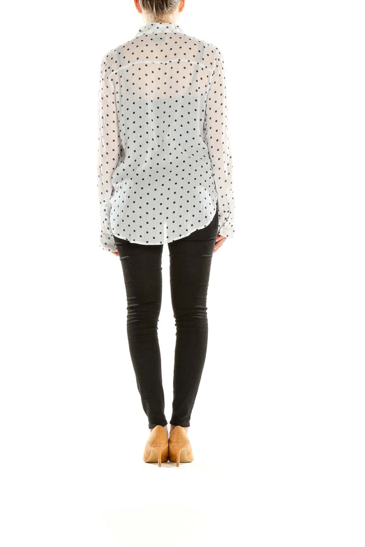 White Polka Dot Shirt