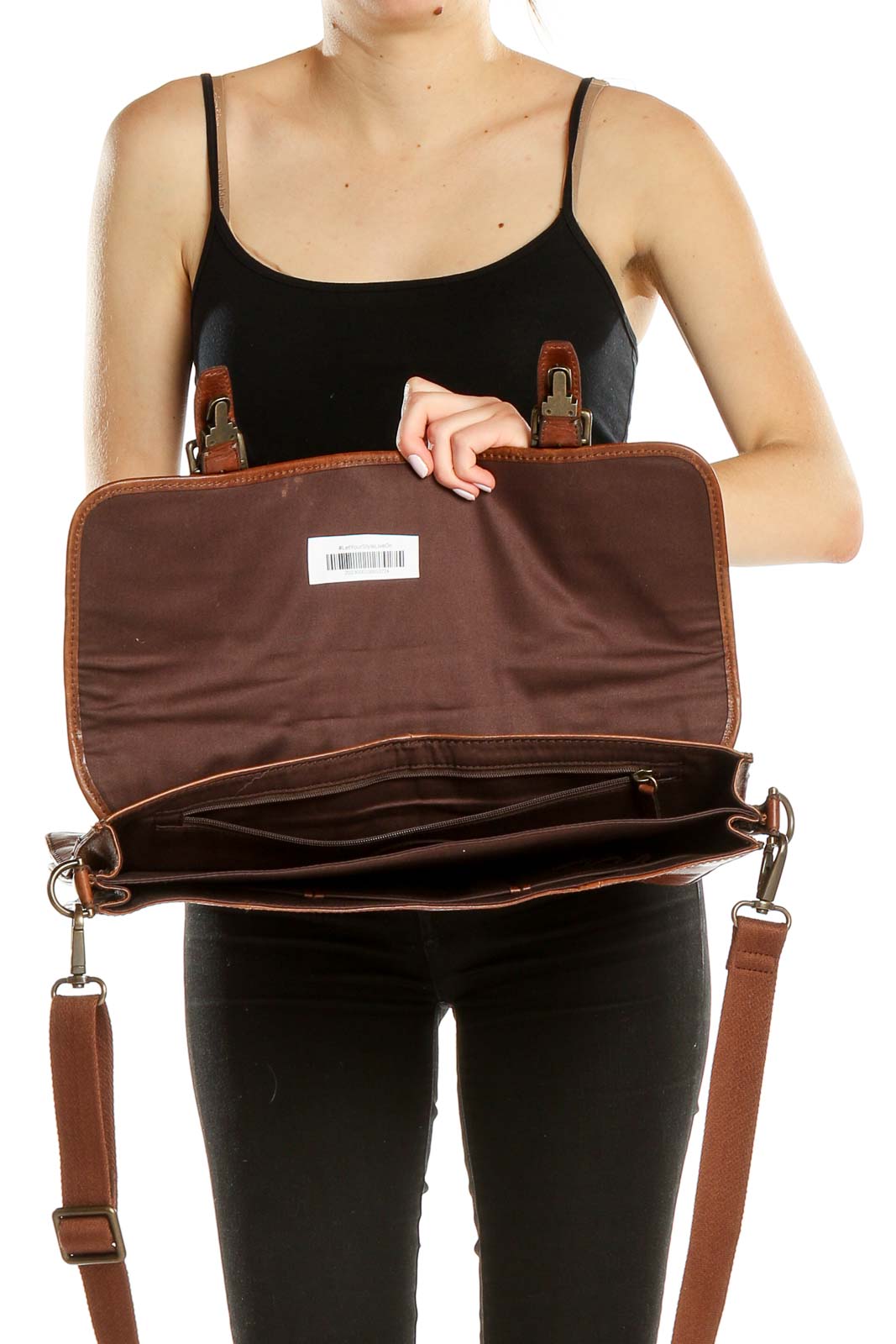 Brown Satchel Bag