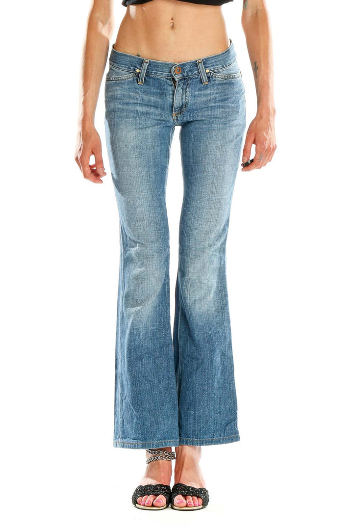 Blue Flare Jeans