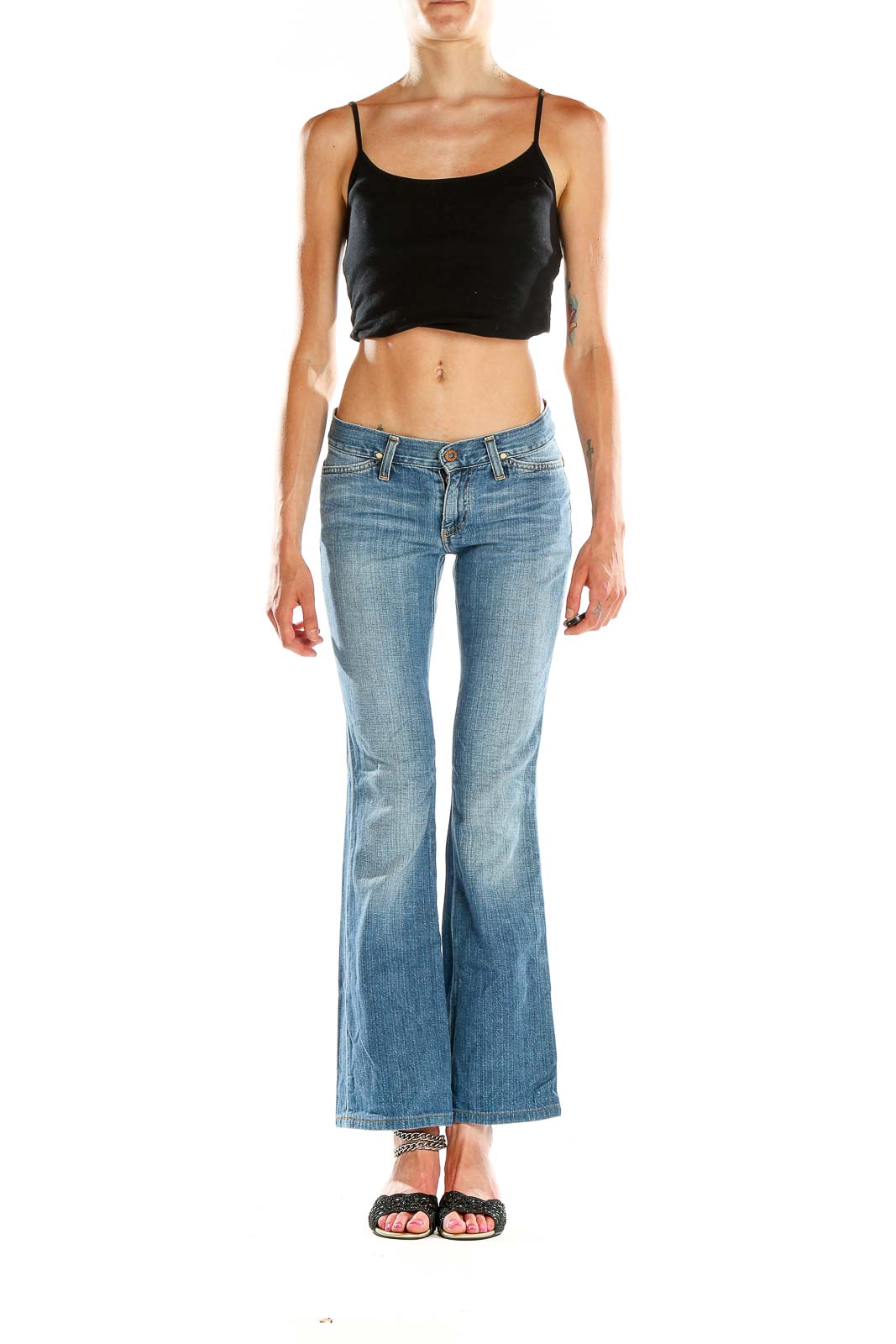 Blue Flare Jeans