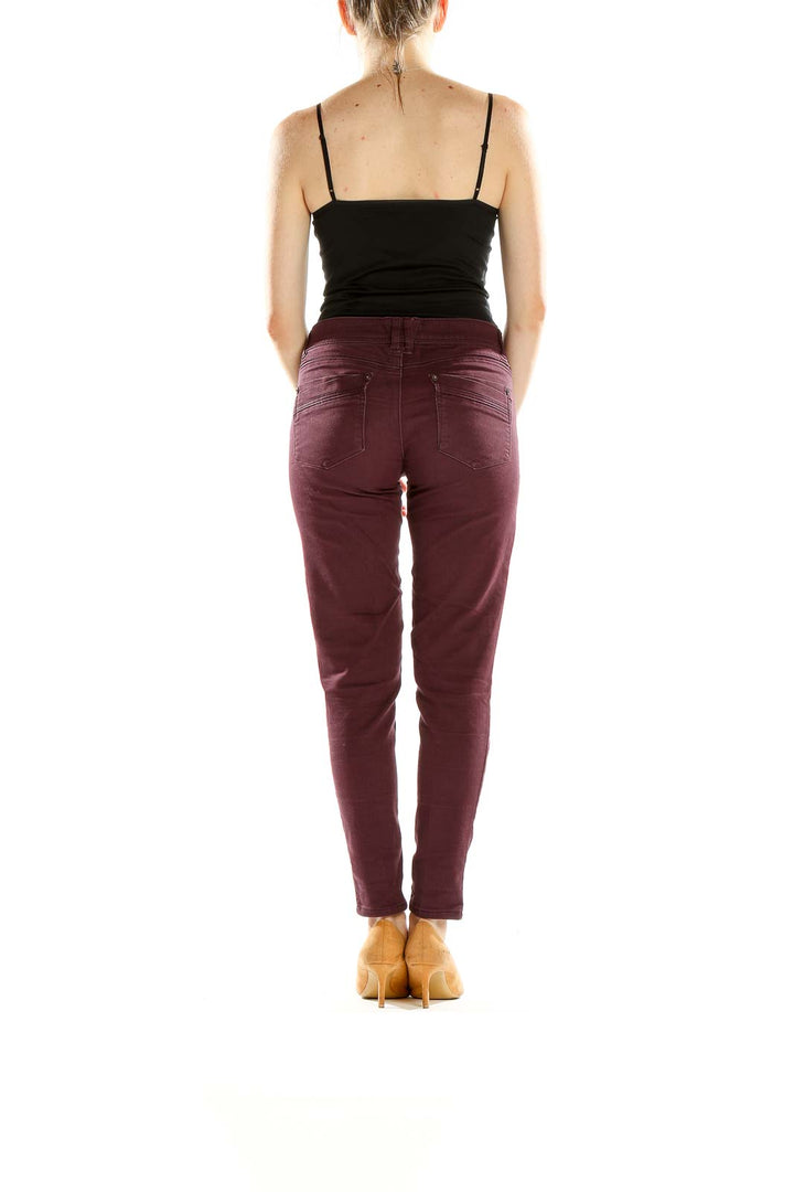 Maroon Jeans