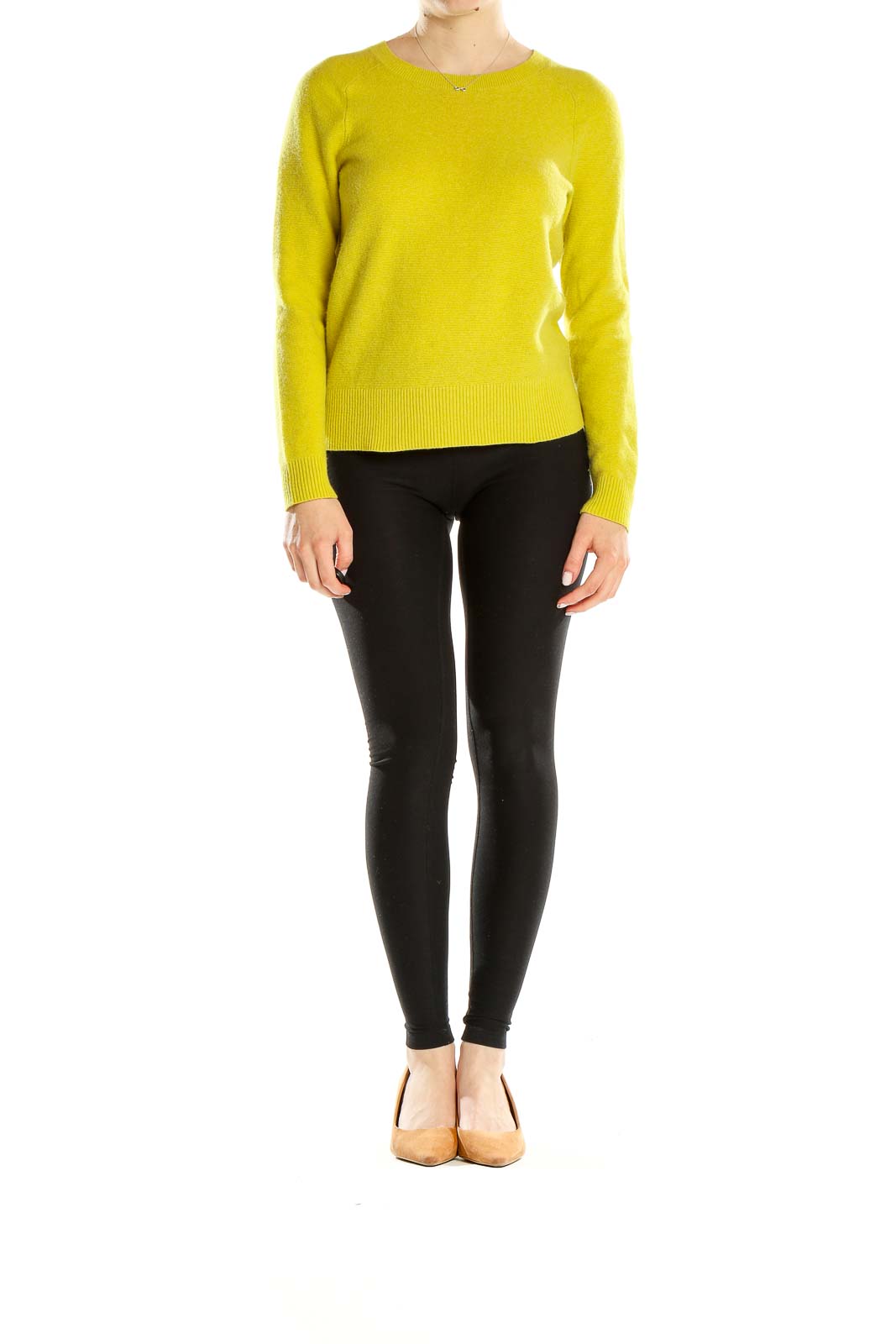 Chartreuse All Day Wear Sweater