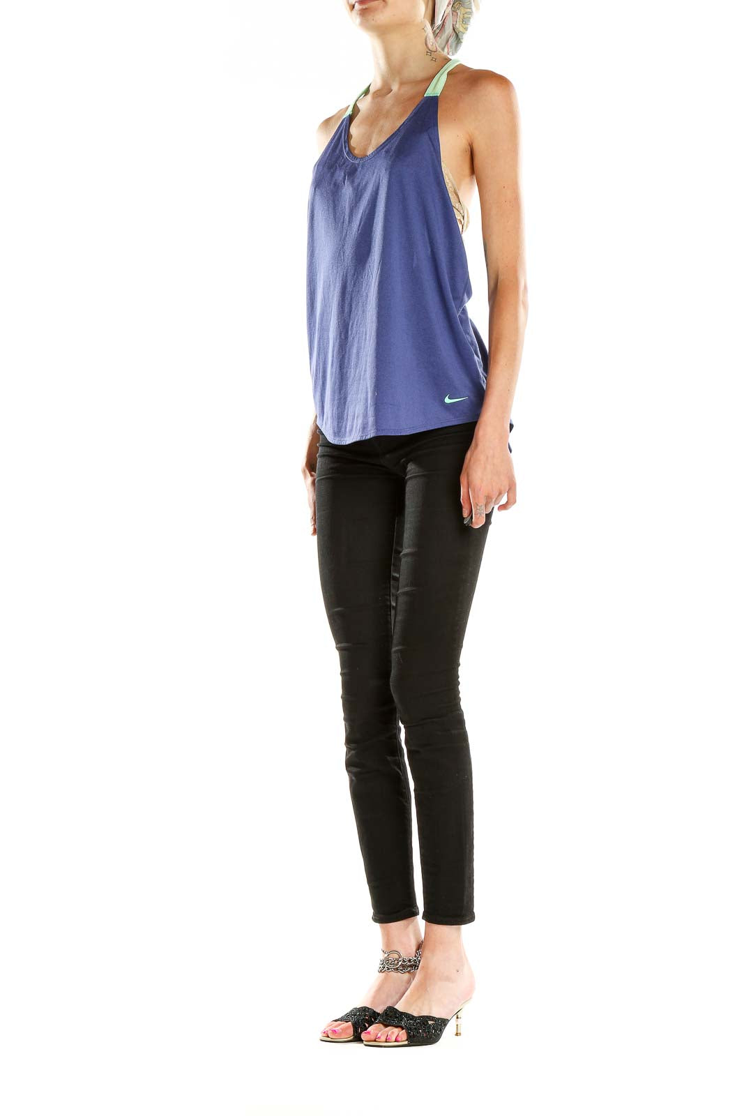 Blue Activewear Tank Top