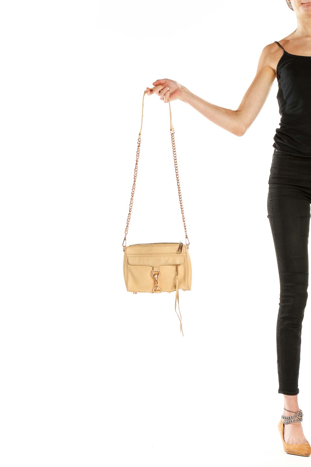 Beige Crossbody Bag