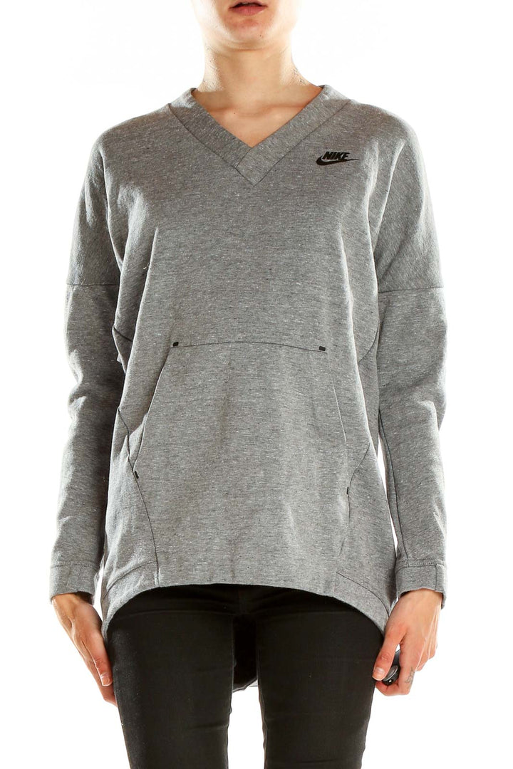 Gray Activewear Sweater