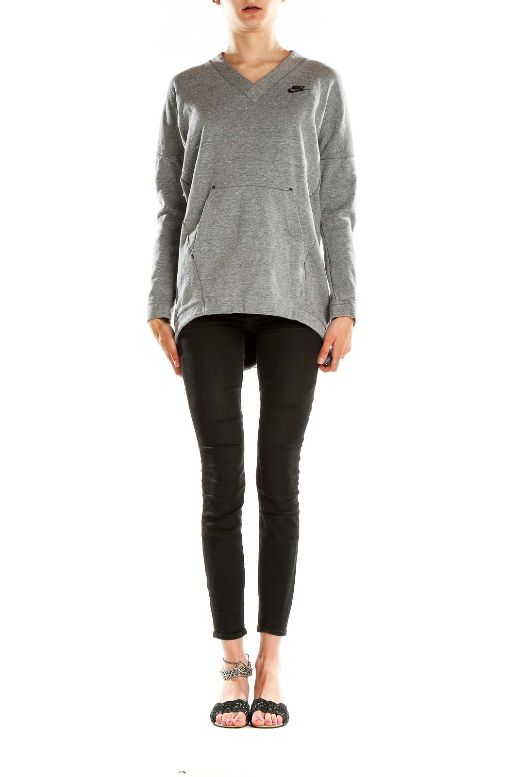 Gray Activewear Sweater