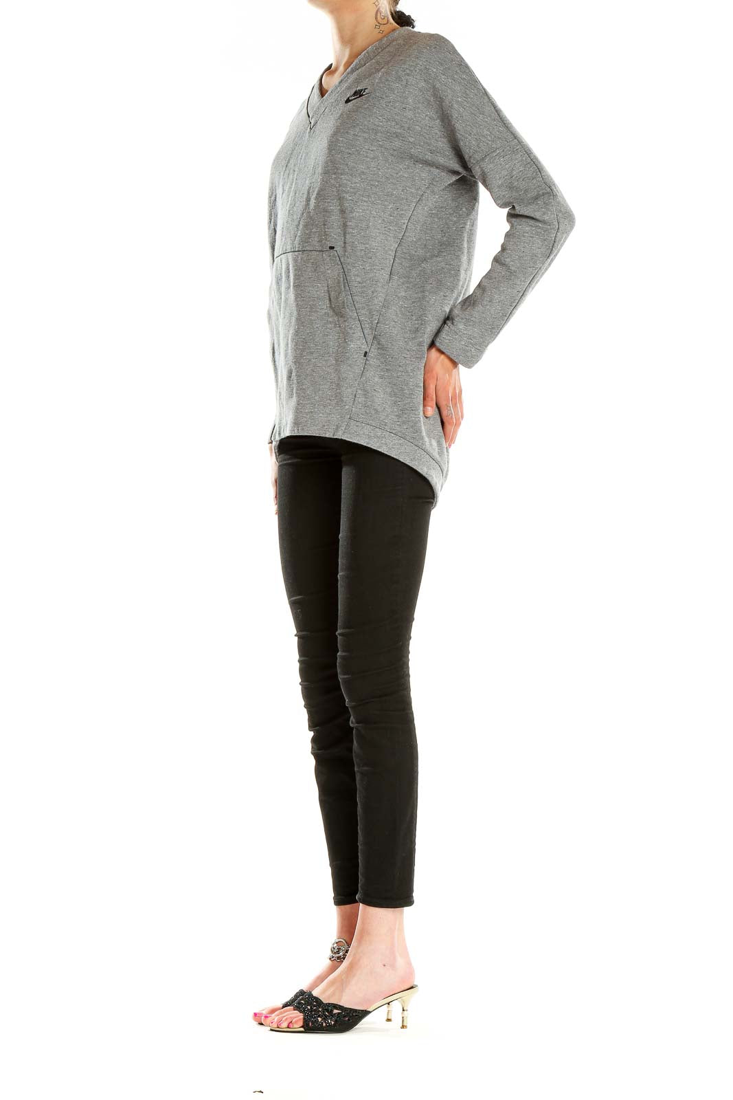 Gray Activewear Sweater