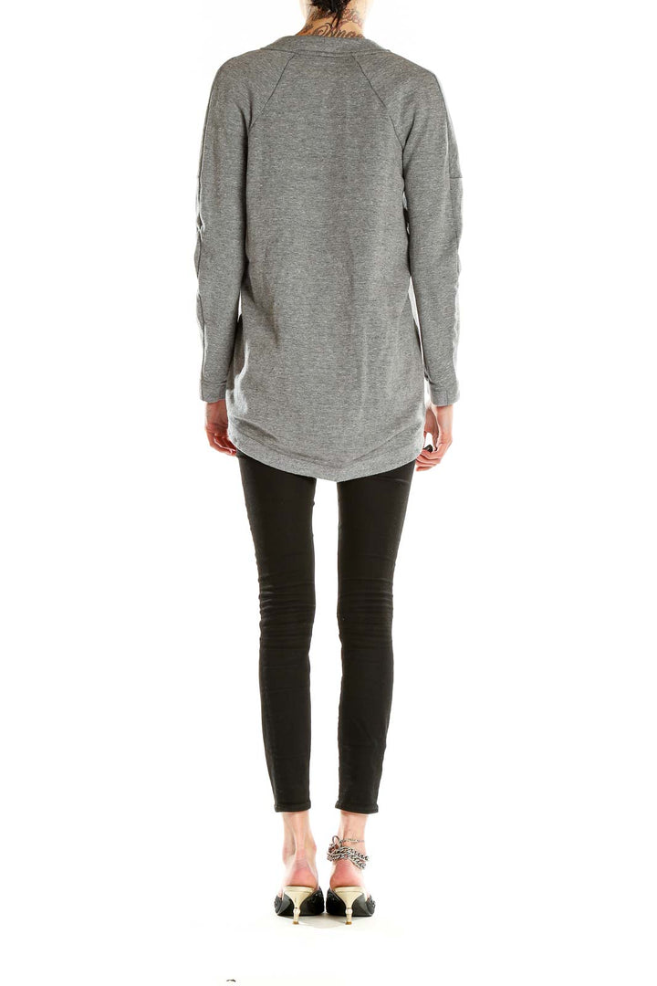 Gray Activewear Sweater