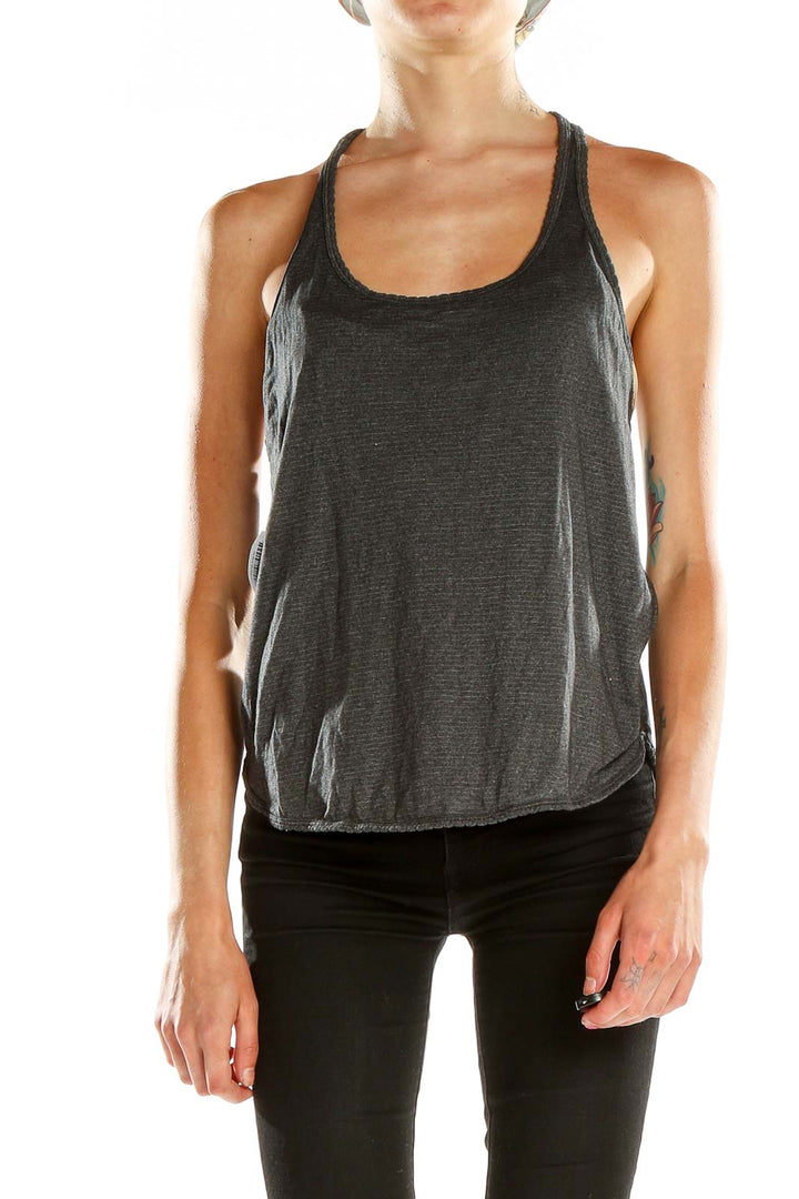 Gray Activewear Tank Top