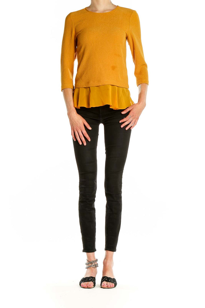 Yellow All Day Wear Top