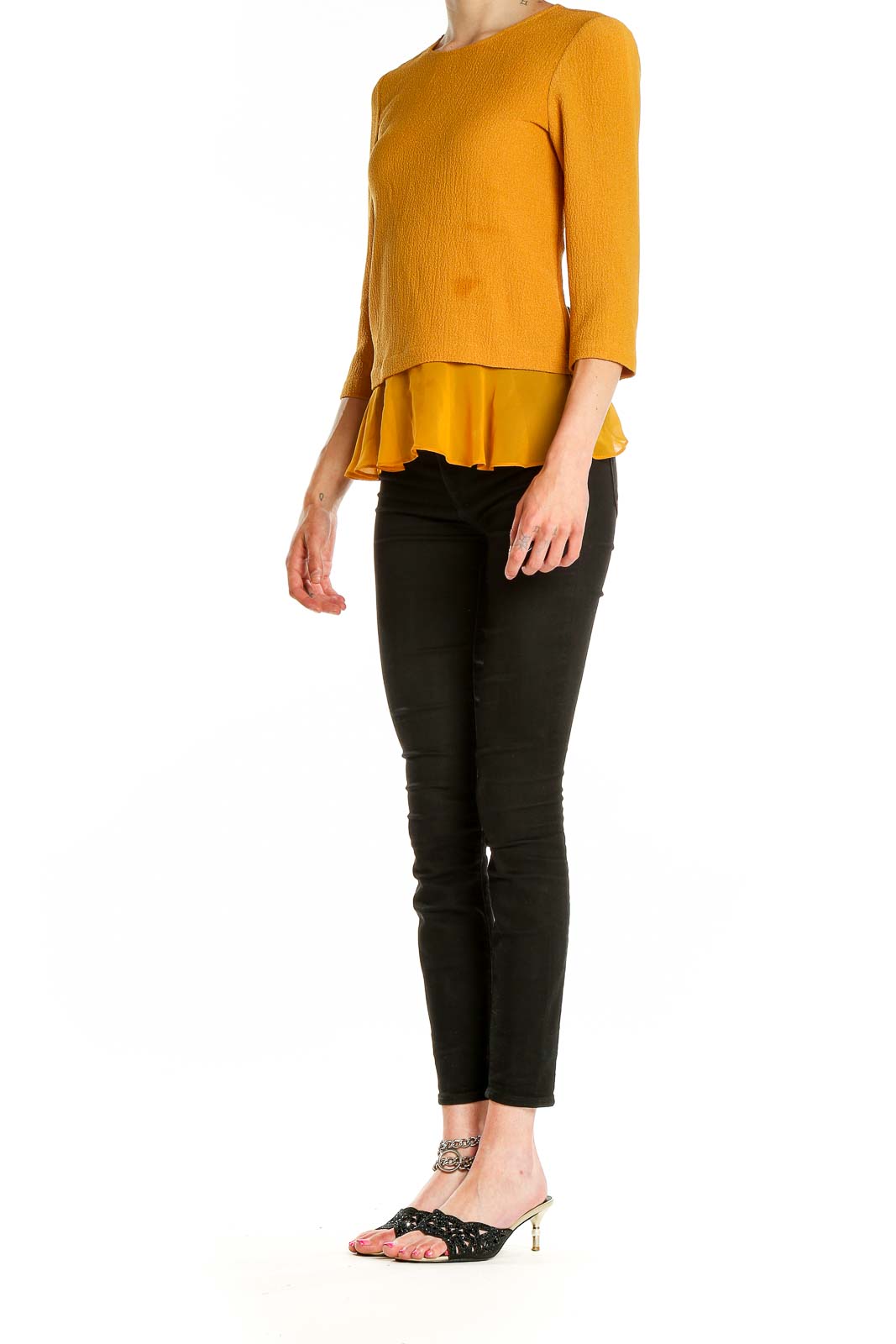 Yellow All Day Wear Top