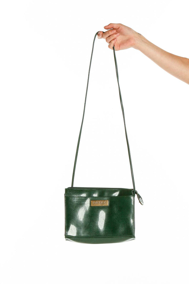 Green Vintage Crossbody Bag