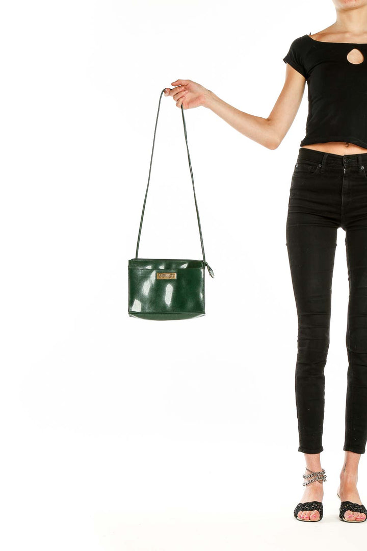 Green Vintage Crossbody Bag